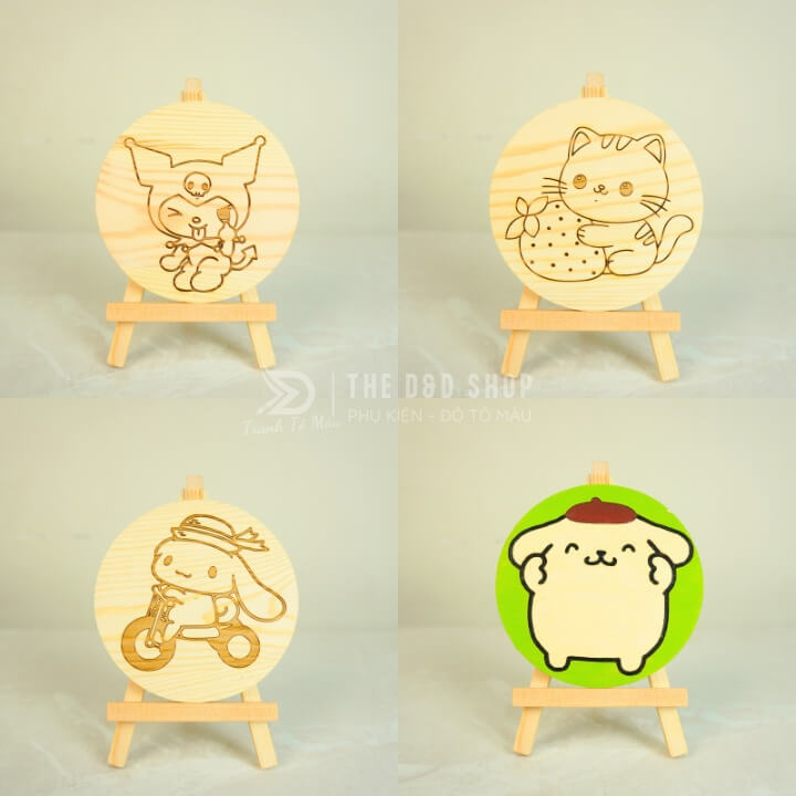 Giá đỡ tranh mini lý tưởng cho mọi không gian Giá Đỡ Tranh Gỗ Thông Mini Nhỏ Gọn Tiện Lợi