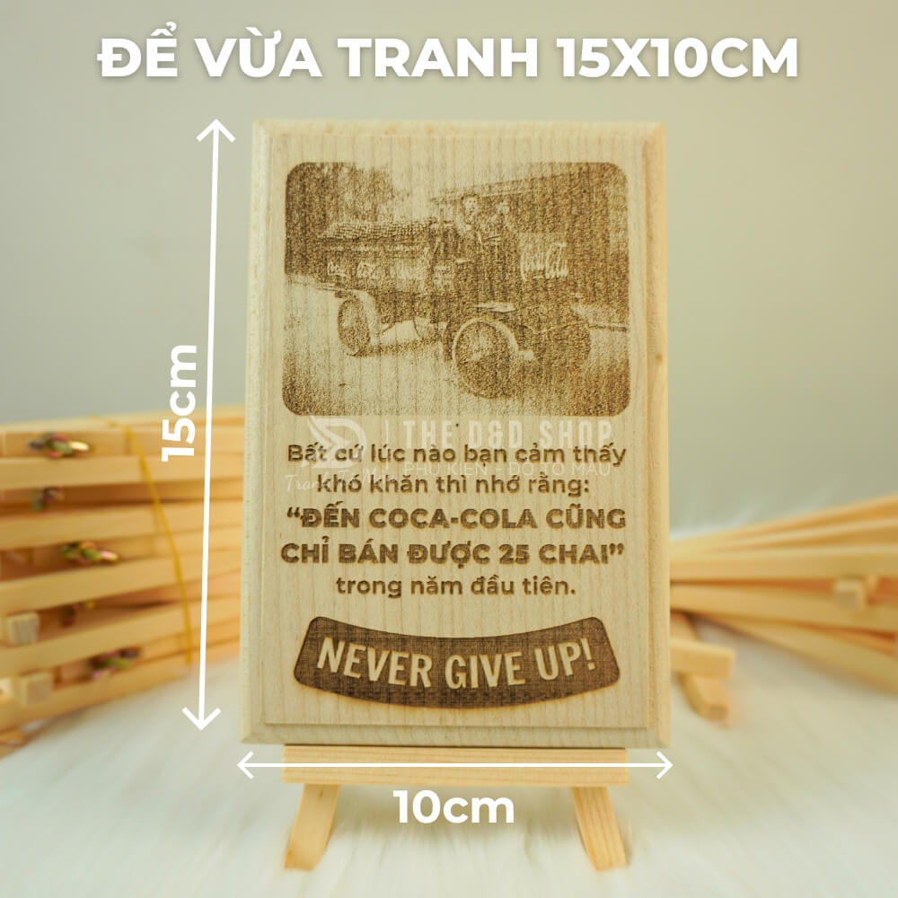 Giá Đỡ Tranh Gỗ Mini 8x15cm Gọn Nhẹ Tiện Lợi Giá Đỡ Tranh Mini 8x15cm 3 Chân Có Chốt Vít Tiện Lợi