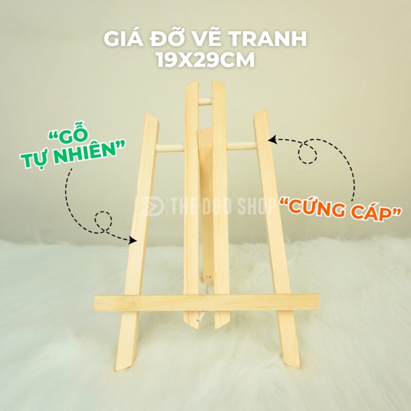 Giá Đỡ Vẽ Tranh 19x29cm Từ Gỗ Thông Tự Nhiên Đỡ Được Tranh A4, Bảng Gỗ Ghim 20x30cm, Chắn Chắn, Tiện Lợi Giá Đỡ Vẽ Tranh 19x29cm Từ Gỗ Thông Tự Nhiên Đỡ Được Tranh A4, Bảng Gỗ Ghim 20x30cm, Chắn Chắn, Tiện Lợi