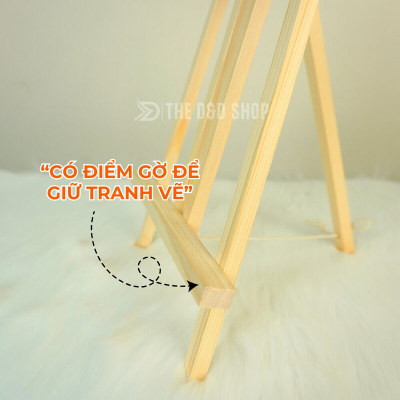 Giá Đỡ Vẽ Tranh 22x40cm Từ Gỗ Thông Tự Nhiên Chắn Chắn, Gia Công Đẹp, Tiện Lợi Giá Đỡ Vẽ Tranh 22x40cm Từ Gỗ Thông Tự Nhiên Chắn Chắn, Gia Công Đẹp, Tiện Lợi